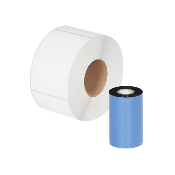 Bsc Preferred 4.02'' x 984' Black Zebra Thermal Transfer Ribbons - Wax, 24PK BUY00015125 - main